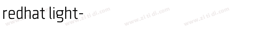 redhat light字体转换 redhat light字体转换